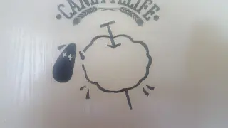 Dessin du logo « Canettelife » sur une surface claire